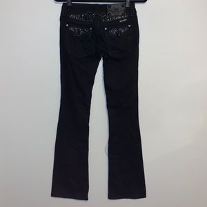 Miss Me boot cut jeans, size 25 EUC